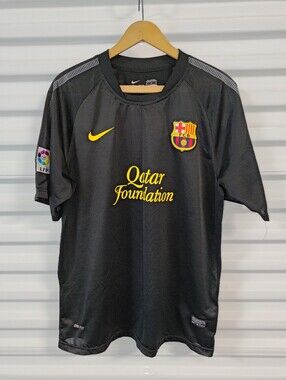 2010-2011 Nike FC Barcelona David Villa #9 Away Jersey 419880-010 Men's M